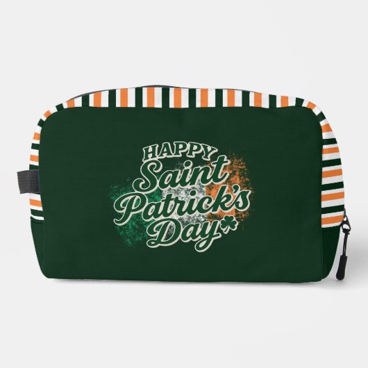 Vintage Frohen St. Patricks Tag  Waschbeutel (Vorderseite)