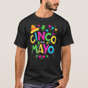 Vintage Frohes Cinco De Mayo Mexiko T-Shirt