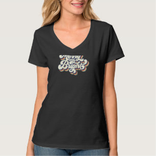 Vintage, fröhliche und helle Männer - Familienmatt T-Shirt
