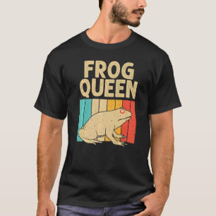Vintage-Frosch für Frauen Oma Süßer Frosch Kröte T-Shirt