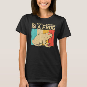 Vintage-Frosch für Männer Frauen Kinder Süßer Fros T-Shirt