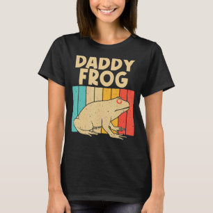 Vintage-Frosch für Papa Opa Süßer Frosch Kröte T-Shirt
