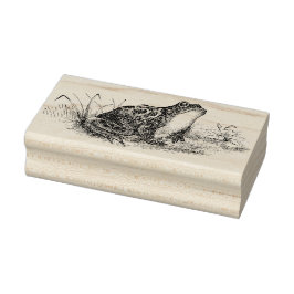 Vintage Frosch-Kautschuk-Briefmarke Gummistempel