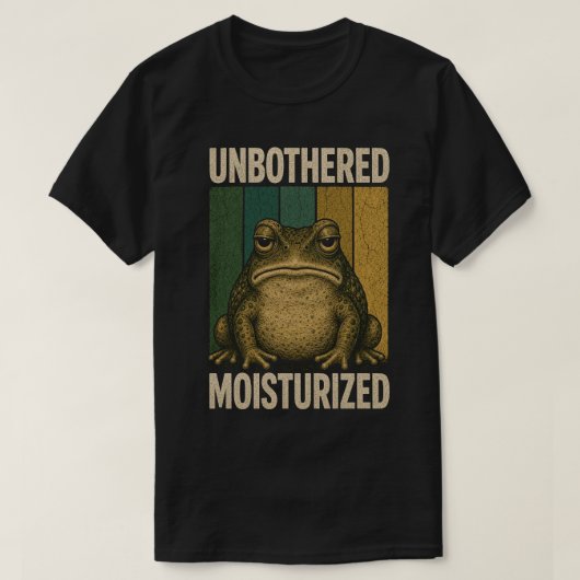 Vintage Frosch Retro-Ästhetik-Design T-Shirt (Design vorne)
