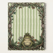 Vintage Froschkönig Botanical Planer (Rückseite)