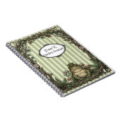 Vintage Froschkönig Botanisches Journal Notizblock (Rechte Seite)
