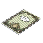 Vintage Froschkönig Botanisches Journal Notizblock (Linke Seite)