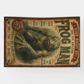 Vintage-Froschmann-Freak-Sideshow-Banner Banner (Horizontal)
