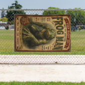 Vintage-Froschmann-Freak-Sideshow-Banner Banner (Insitu)