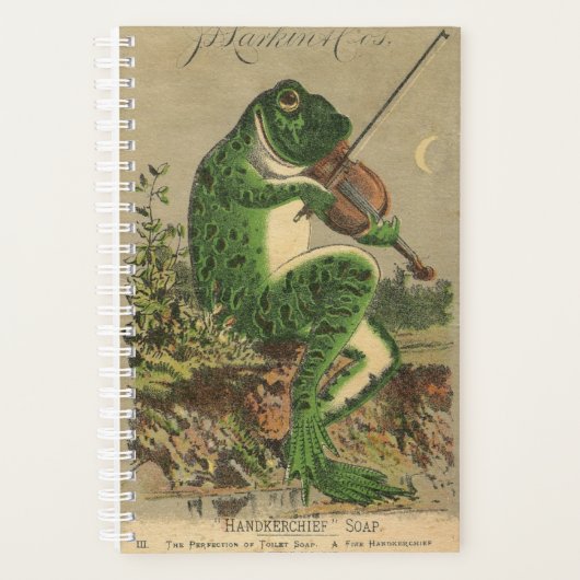 Vintage Froschwerbung Planer (Vorderseite)