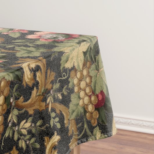 Vintage Frucht Blume & Trauben Muster Tabletecloth Tischdecke (Beispiel)