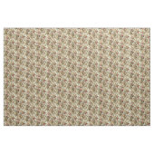 Vintage Frucht Blume & Traubenmuster Stoff (Yard (91,4 cm))