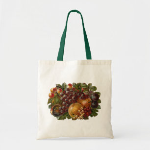Vintage Frucht-Erntedank-Ernte-Tasche Tragetasche