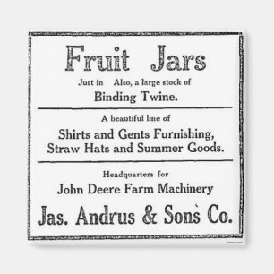 Vintage Frucht-Gläser für Verkauf Dixie Utah Magnet