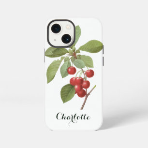 Vintage-Frucht-Kirsch-Lebensmittel, Kirschen von R iPhone Hülle