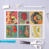 Vintage Fruchtanzeige Seidenpapier (Handwerk)