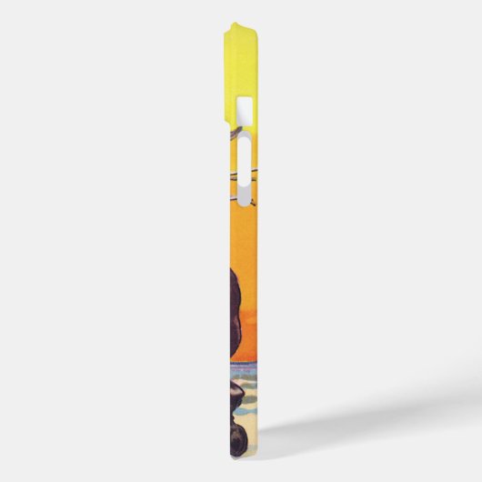 Vintage Fruchtkäse Case-Mate iPhone Hülle (Rückseite / Links)