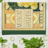 Vintage Fruchtkäse Geschirrtuch (Gefaltet)