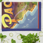 Vintage Fruchtkäse Geschirrtuch (Gefaltet)