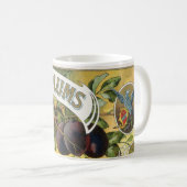 Vintage Fruchtkäse Kaffeetasse (VorderseiteRechts)