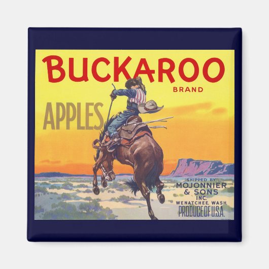 Vintage Fruchtkäse Magnet (Vorne)