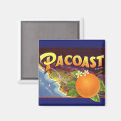 Vintage Fruchtkäse Magnet (Vorderseite/Rückseite)