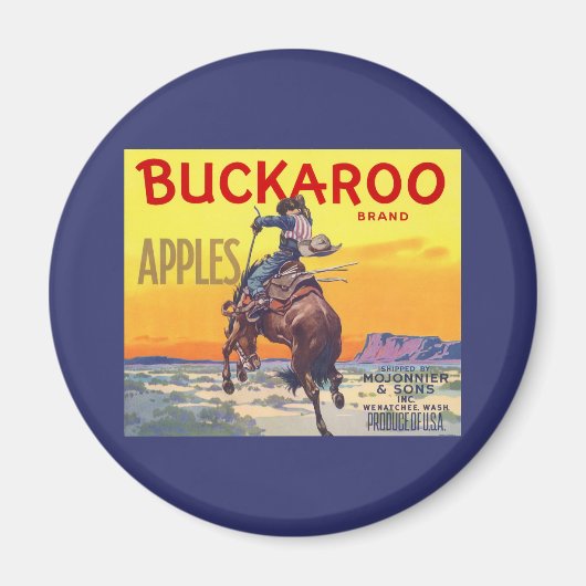 Vintage Fruchtkäse Magnet (Vorne)