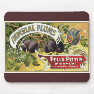 Vintage Fruchtkäse Mousepad
