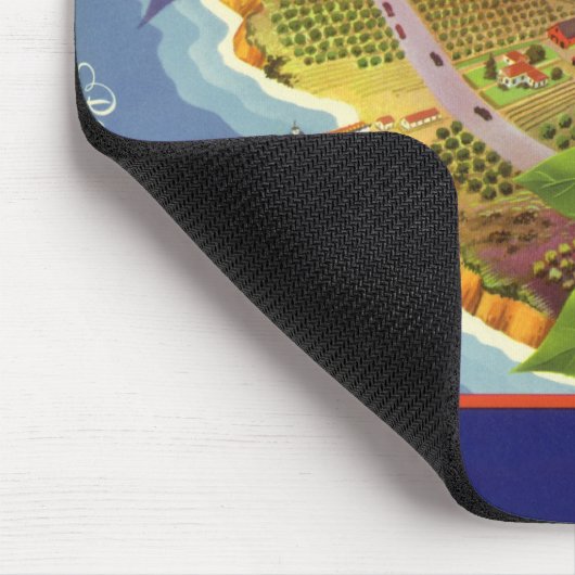 Vintage Fruchtkäse Mousepad (Ecke)