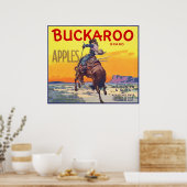 Vintage Fruchtkäse Poster (Küche)