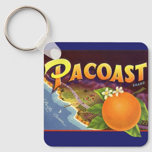 Vintage Fruchtkäse Schlüsselanhänger (Vorderseite)