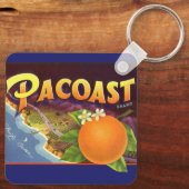 Vintage Fruchtkäse Schlüsselanhänger (Rückseite)