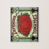 Vintage Fruchtkästen-Etikett Art, Verteidiger Toma Puzzle (Vertikal)