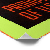 Vintage Fruchtkiste Poster (Ecke)