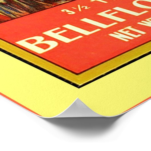 Vintage Fruchtkiste Poster (Ecke)