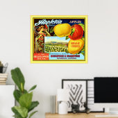 Vintage Fruchtkiste Poster (Heimbüro)