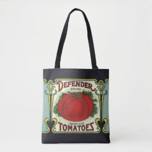 Vintage-Fruchtkisten-Etiketten-Kunst, Defender Tom Tasche