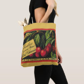Vintage-Fruchtkisten-Etiketten-Kunst, Thurber-Kirs Tasche (Von Nahem)