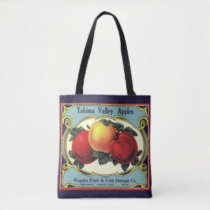 Vintage-Fruchtkisten-Etiketten-Kunst Yakima Valley Tasche