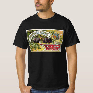 Vintage-Fruchtkisten-Etikettenkunst, Imperial-Pfla T-Shirt