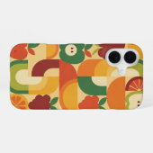 Vintage-Fruchtkurve iPhone 16 Hülle (Rückseite (Horizontal))