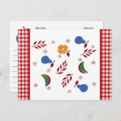 Vintage Fruchtsaftkarte Postkarte (Vorne/Hinten)