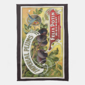 Vintage-Fruchtschachtel-Etikettenkunst, Imperial-P Geschirrtuch (Vertikal)
