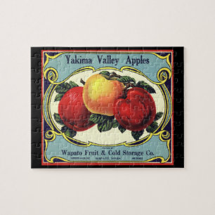 Vintage-Fruchtschachtel-Etikettenkunst Yakima Vall Puzzle