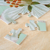 Vintage Frühjahrsblüte-Blume Muster Puzzle (Seite)