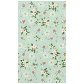 Vintage Frühjahrsblüte-Blume Muster Tischdecke (Vorderseite)