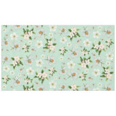 Vintage Frühjahrsblüte-Blume Muster Tischdecke (Vorderseite (Horizontal))
