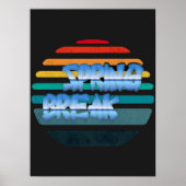 Vintage Frühjahrspause Poster (Vorne)