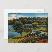 Vintage Frühjahrszeit in Dixie Postkarte (Vorne/Hinten)