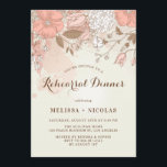 Vintage Frühlingsblumen Probe Abendessen Einladung<br><div class="desc">Vintage Frühlingsblumen Probe Dinner Einladung Whimsikale und Vintage Illustrationen von Pfingsten und Lilien.</div>